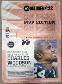 Madden NFL 22 MVP Edition cloth poster Box Art