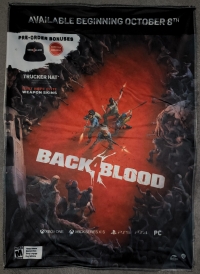 Back 4 Blood cloth poster Box Art