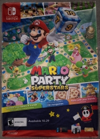 Mario Party Superstars cloth poster Box Art