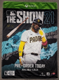 MLB The Show 21 cloth poster (Xbox) Box Art