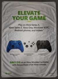 Elevate Your Game cloth poster Box Art