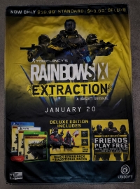 Tom Clancy's Rainbow Six Extraction cloth poster Box Art