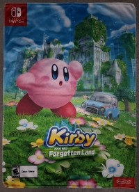 Kirby and the Forgotten Land cloth poster Box Art