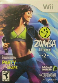 Zumba Fitness 2 (Zumba Fitness Belt Included / red zumba.com) Box Art