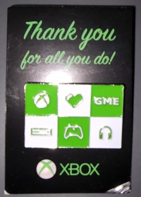 Xbox Thank You pin Box Art