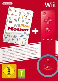 Wii Play: Motion + Wii Remote Plus (red) Box Art