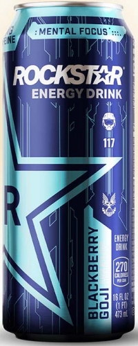 Rockstar Energy Drink - Halo Infinite (Blackberry Goji) Box Art