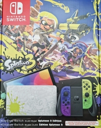 Nintendo Switch OLED - Splatoon 3 Edition [UK] Box Art