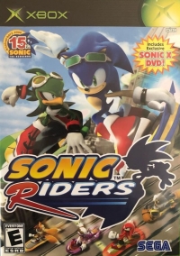 Sonic Riders (Sonic X DVD) Box Art