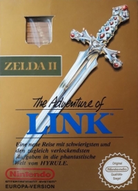 Zelda II: The Adventure of Link [DE] Box Art