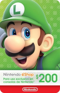 Nintendo eShop $200 Gift Card [MX] Box Art