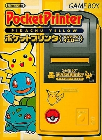 Nintendo PocketPrinter (Pikachu Yellow) Box Art