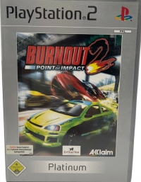 Burnout 2: Point of Impact - Platinum (Acclaim / GER) Box Art