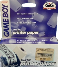 Nintendo Game Boy Printer Paper [IT] Box Art