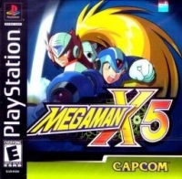 Mega Man X5 (white disc) Box Art