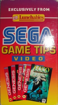 Lunchables Sega Game Tips Video (VHS) Box Art