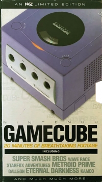 Nintendo GameCube: 20 Minutes of Breathtaking Footage (VHS) Box Art