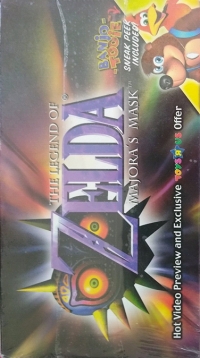 Legend of Zelda, The: Majora's Mask (VHS) Box Art