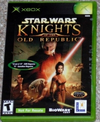 Star Wars: Knights of the Old Republic (Not for Resale) Box Art