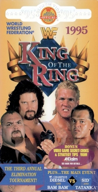 WWF King of the Ring 1995 (VHS) Box Art