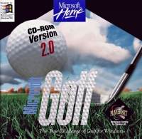 Microsoft Golf: CD-ROM Version 2.0 Box Art