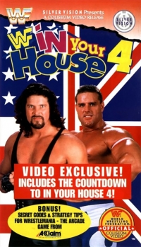 WWF In Your House 4 (VHS) Box Art