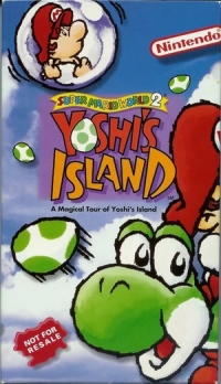 Super Mario World 2: Yoshi's Island (VHS) Box Art
