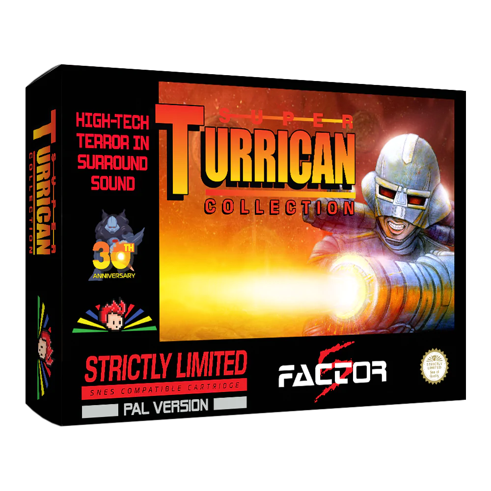 Super Turrican (Strictly Limited) Box Art