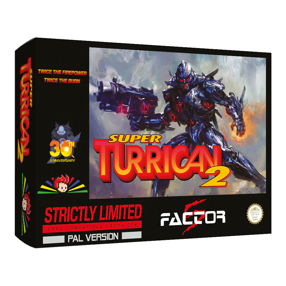 Super Turrican 2 (Strictly Limited) Box Art