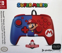 PDP Faceoff Deluxe+ Audio Wired Pro Controller - Super Mario Box Art