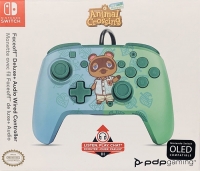 PDP Faceoff Deluxe+ Audio Wired Pro Controller - Animal Crossing: New Horizons Box Art