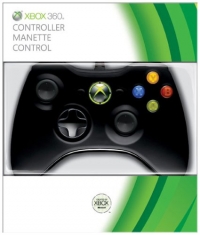Xbox 360 Wired Controller - Black (slim) Box Art