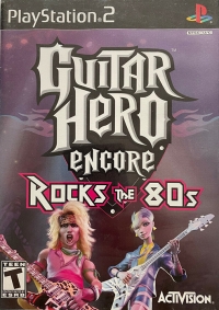 Guitar Hero Encore: Rocks the 80s (SLUS-21586P3) Box Art