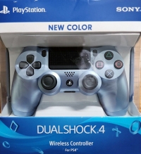 Sony DualShock 4 Wireless Controller CUH-ZCT2U (Titanium Blue) Box Art