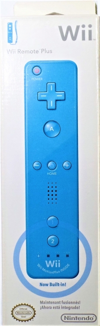 Nintendo Wii Remote Plus (blue) Box Art