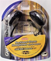 Majesco Neckband Stereo Headphones with SP Adapter Box Art