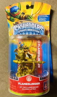 Skylanders: Spyro's Adventure - Flameslinger (gold) Box Art