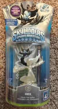 Skylanders: Spyro's Adventure - Hex (pearl) Box Art