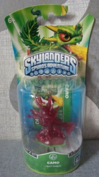 Skylanders: Spyro's Adventure - Camo (clear red) Box Art
