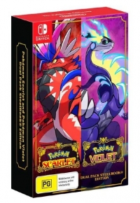 Pokémon Scarlet and Pokémon Violet - Dual Pack Steelbook Edition Box Art