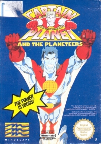 Captain Planet and the Planeteers (B) Box Art