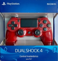 Sony DualShock 4 Control Inalámbrico CUH-ZCT2U (Rojo Magma) Box Art