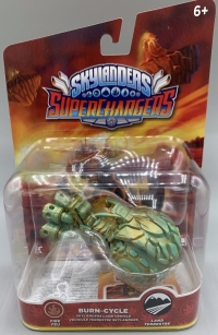 Skylanders SuperChargers - Burn-Cycle (patina) Box Art