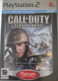 Call of Duty: Finest Hour - Platinum [ES] Box Art