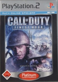 Call of Duty: Finest Hour - Platinum [DE] Box Art