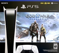 Sony PlayStation 5 Digital Edition CFI-1215B - God of War: Ragnarök [US] Box Art