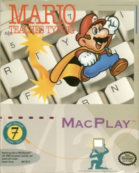 Mario Teaches Typing Box Art