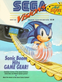 Sega Visions Winter 91/92 Box Art