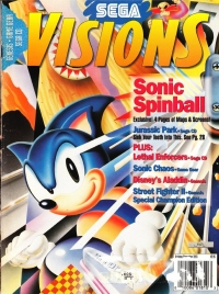 Sega Visions October/November 1993 Box Art