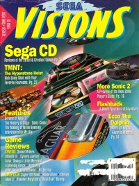 Sega Visions February/March 1993 Box Art
